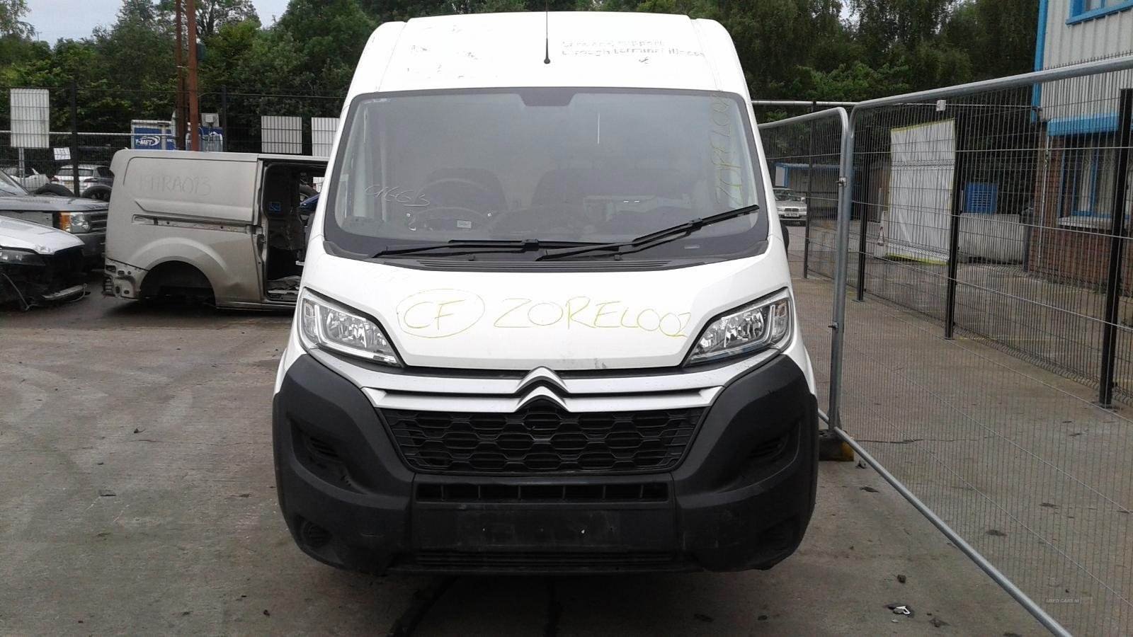 Citroen Dispatch van with AdBlue warning on dashboard