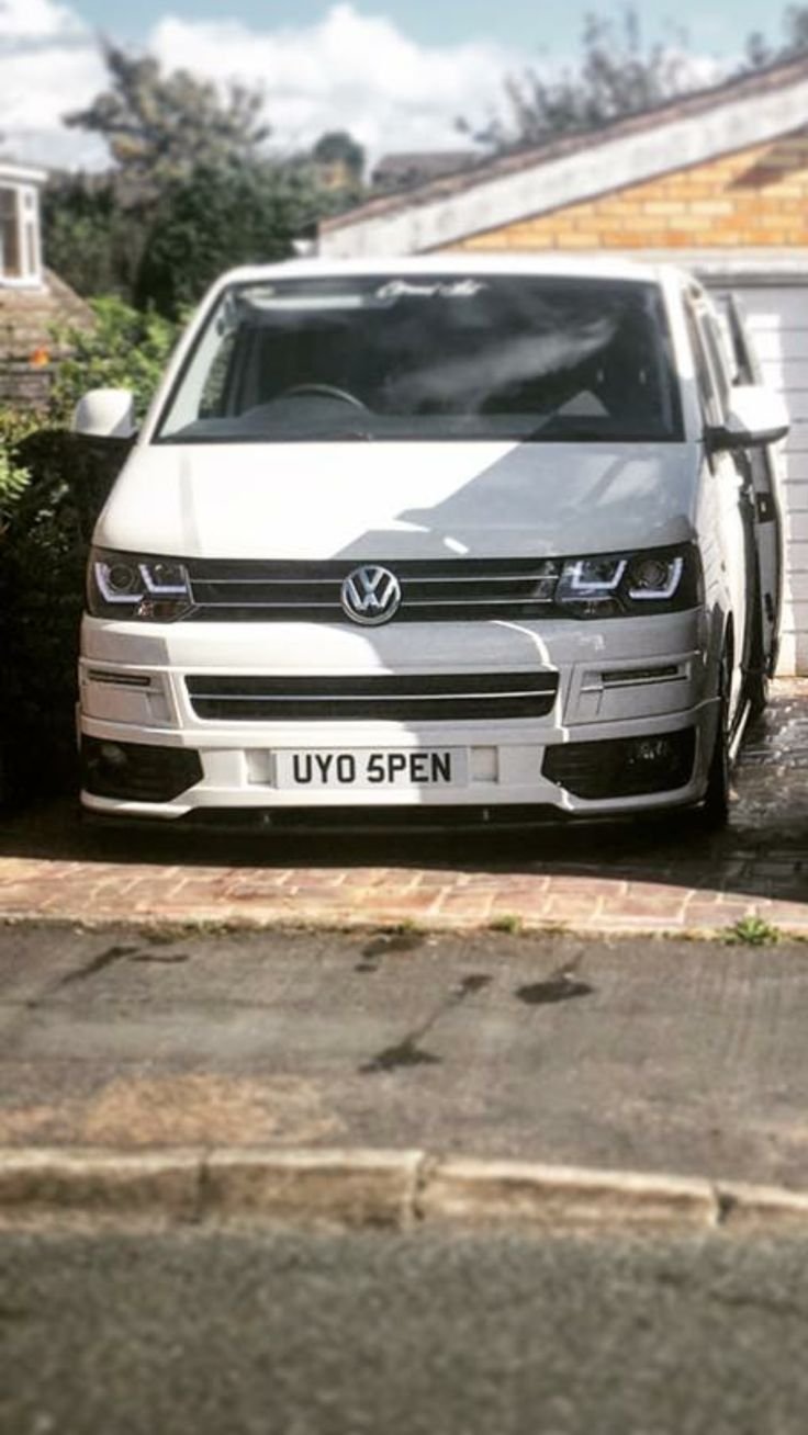 Volkswagen Transporter van with AdBlue fault on dashboard