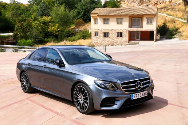 Mercedes E-Class with AdBlue system fault on dashboard